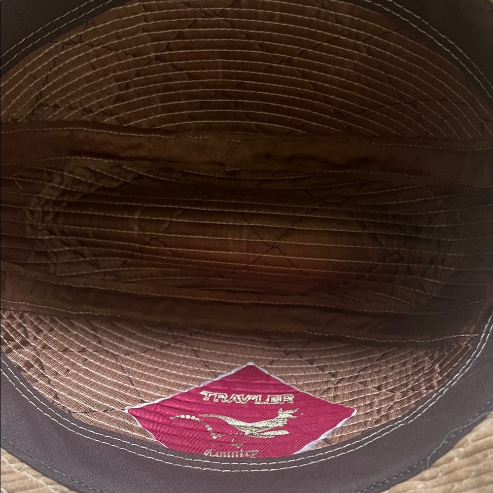 #0986+Men’ Vintage Chapeau Homme Manhattan Cotton Fedora Hat - Picture 3 of 6